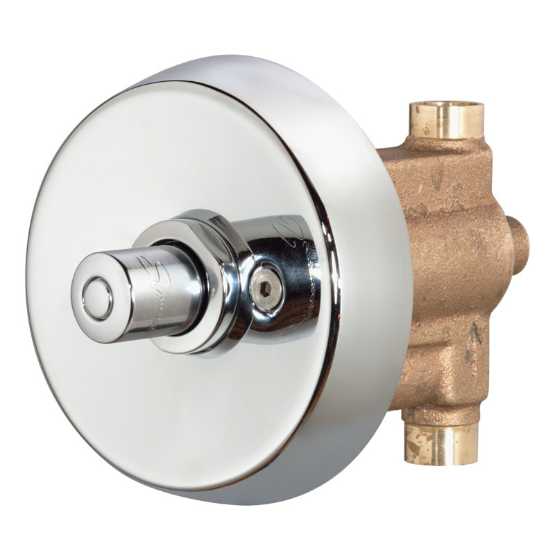 Symmons Showeroff Single PushButton Metering Valve Trim